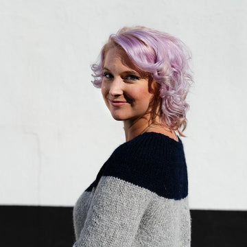 Basic Colorblock Yoke sweater
