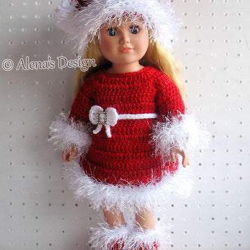 Christmas Doll Outfit