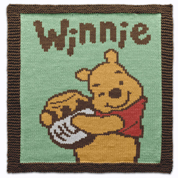 Winnie the Pooh square knitting pattern