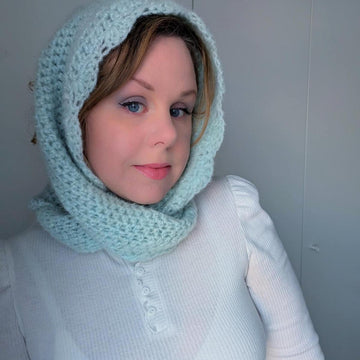 Crochet Winter Grace Infinity Scarf Pattern