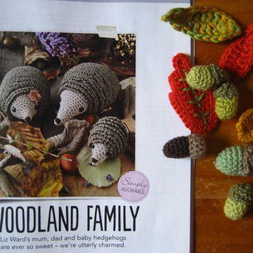 Hedgehog family amigurumi