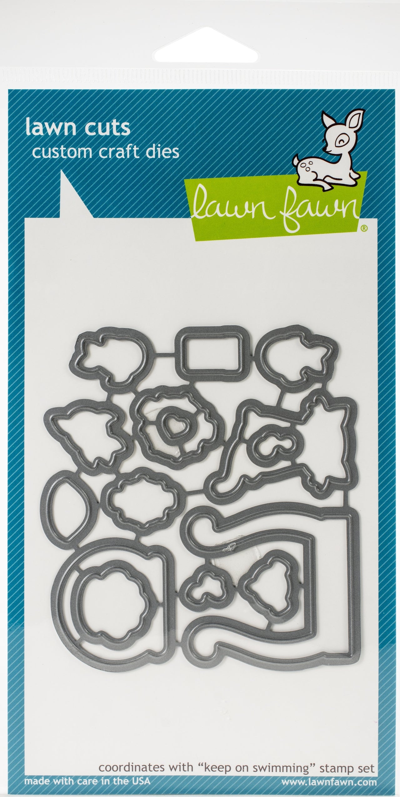Lawn Fawn Lawn Cuts Custom Craft Die - Keep On Swimming