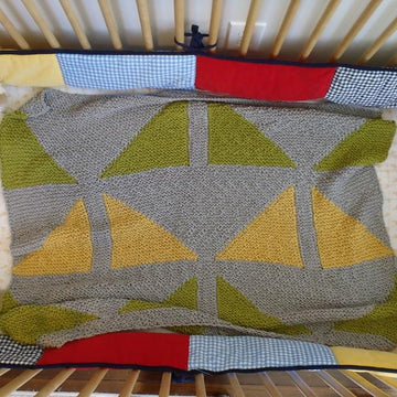 Triangles Baby Blanket