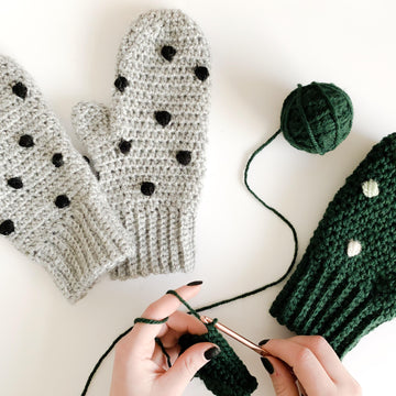 Bobble Mittens