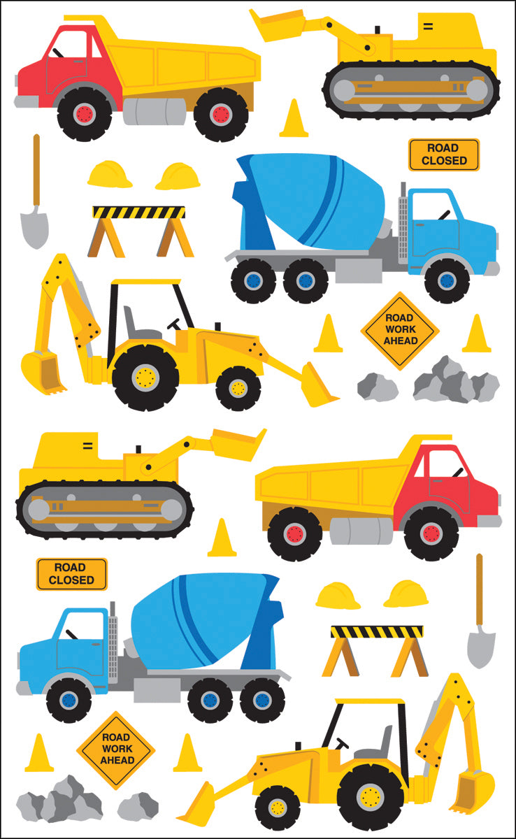 Mrs. Grossman's Stickers - Construction Equipment
