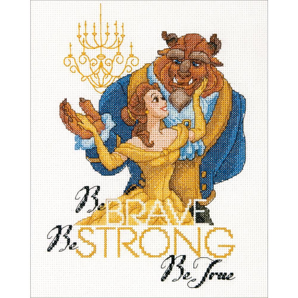 Dimensions Disney Princess Counted Cross Stitch Kit - Be Brave - 8in x 10in