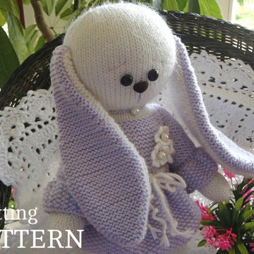 Knitting PATTERN Bunny Rabbit Toy Animal
