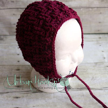 Texture Weave Baby Bonnet