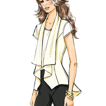 Butterick Misses' Vest and Jacket B5928 - Sewing Pattern