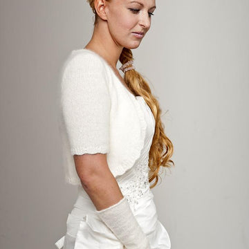 Bridal cardigan short sleeves
