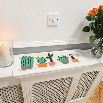 Tapestry Cactus Table Runner