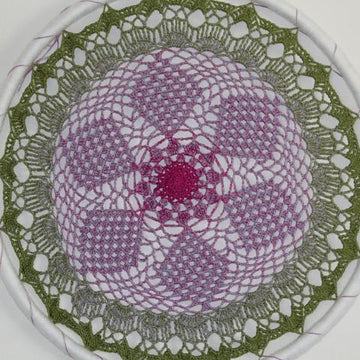 Granny's Garden Mandala wall hanging