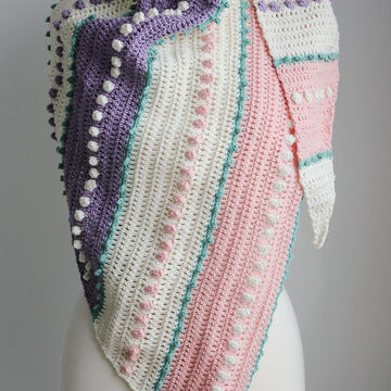 Spring Lark Asymmetrical Scarf