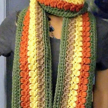 Cluster Stitch scarf