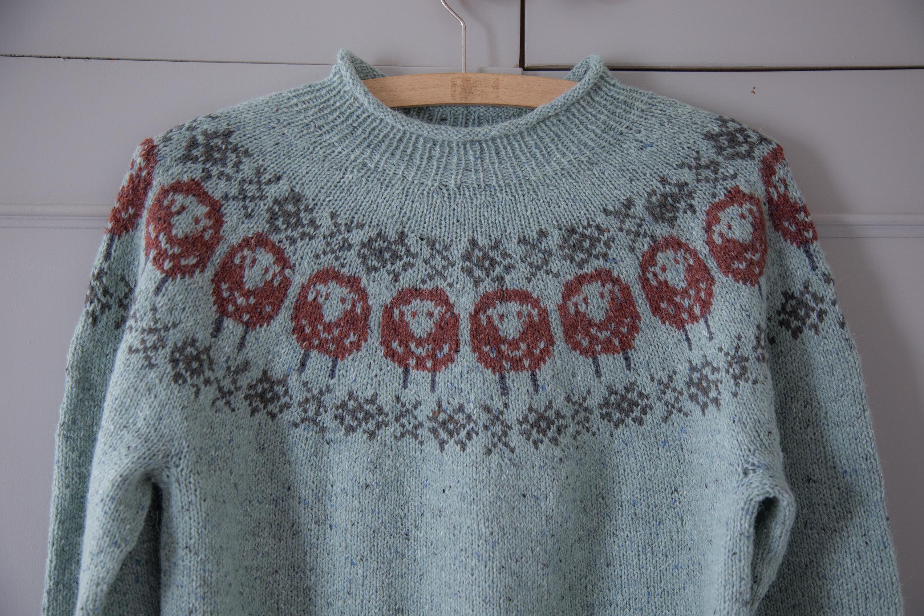 Fairisle Sheep Yoke Sweater