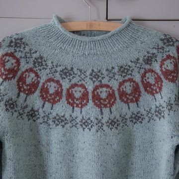 Fairisle Sheep Yoke Sweater