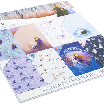 EK Success EK Disney Paper Pad 12"X12" 36/Pkg - Frozen II, 12 Designs/3 Each