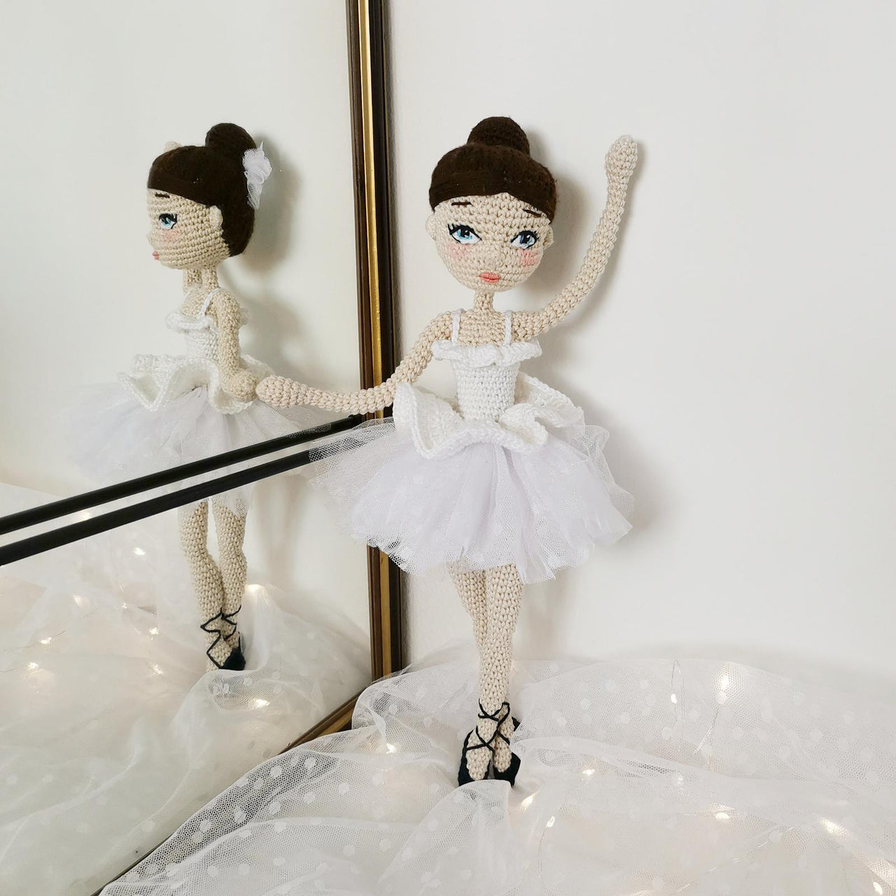 Clara the Ballerina in White Tutu