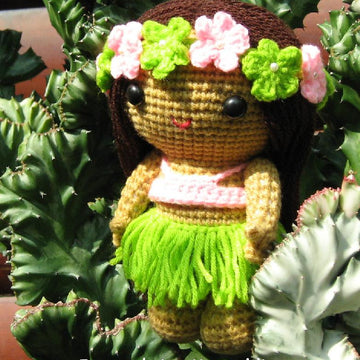 Anela the Hula Girl - PDF Crochet Pattern