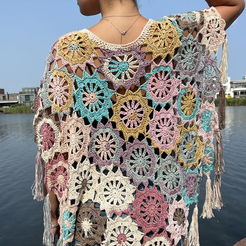 Fortune Flower Poncho