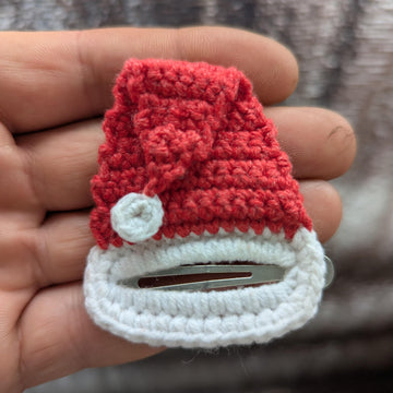 Santa Hat Christmas Hair Clip 1 English-US