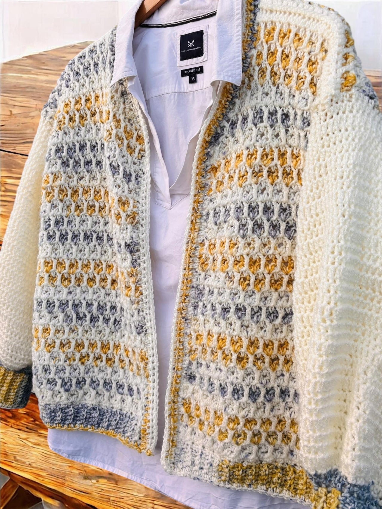 Mauritian Crochet Cardigan