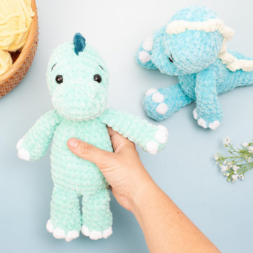 Dinosaur amigurumi plushie