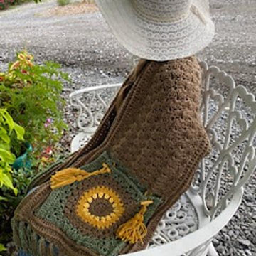 Sunflower Pocket Shawl