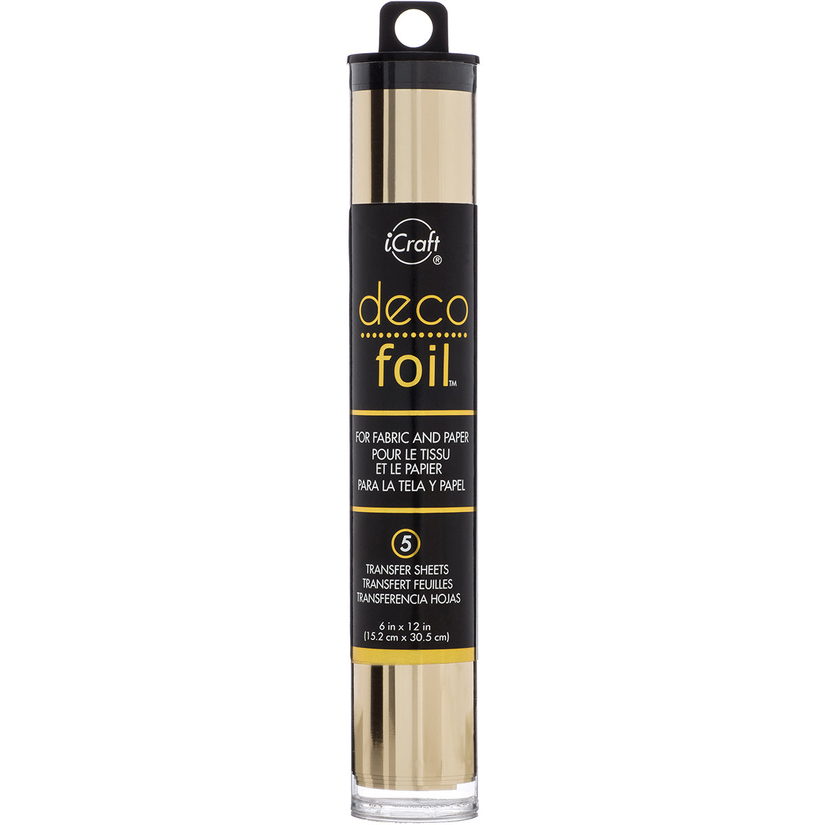 Therm O Web Deco Foil Transfer Sheets 6"X12" 5/Pkg - Champagne