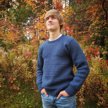 Men's Split Level Pullover