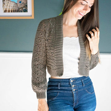 Diamond Crochet Cardigan