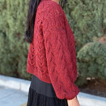 #336 Madison Cabled Cardigan