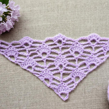 Crochet Bandana/Shawl Pattern/Chart #12