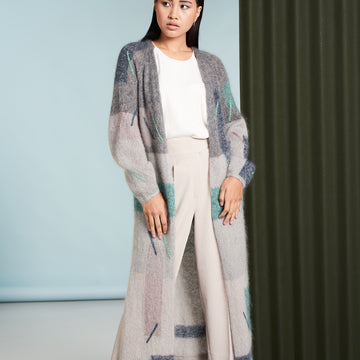 Block Cardigan in Rowan Kidsilk Haze & Felted Tweed - ZB301-00005-DEP - Downloadable PDF