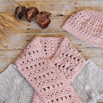 Winter Blush Beanie & Scarf