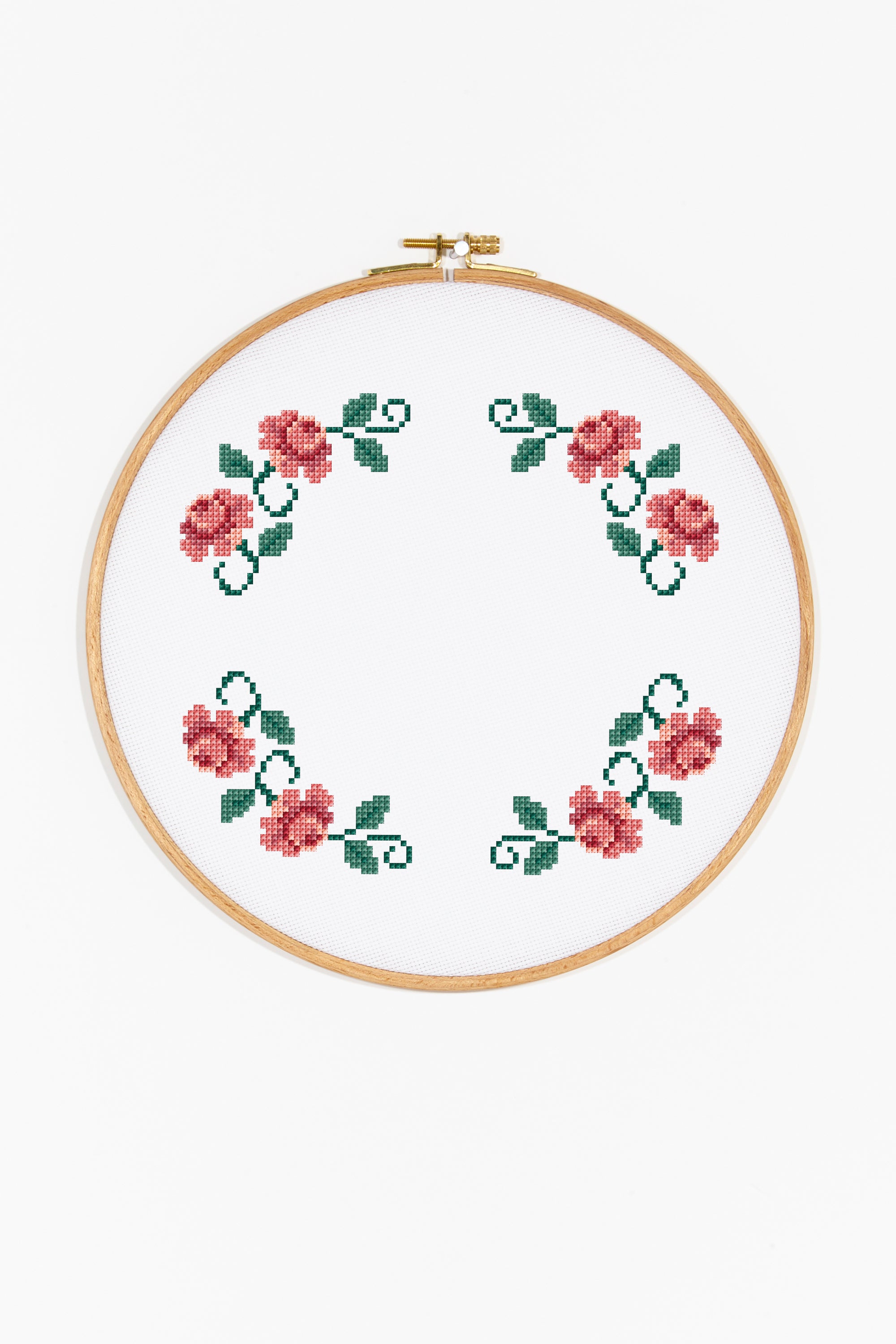 Rose Border in DMC - PAT0166 - Downloadable PDF