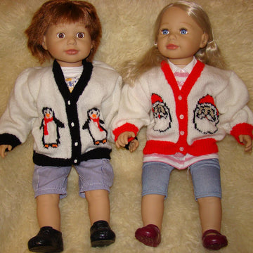 Christmas Penguin Cardigan