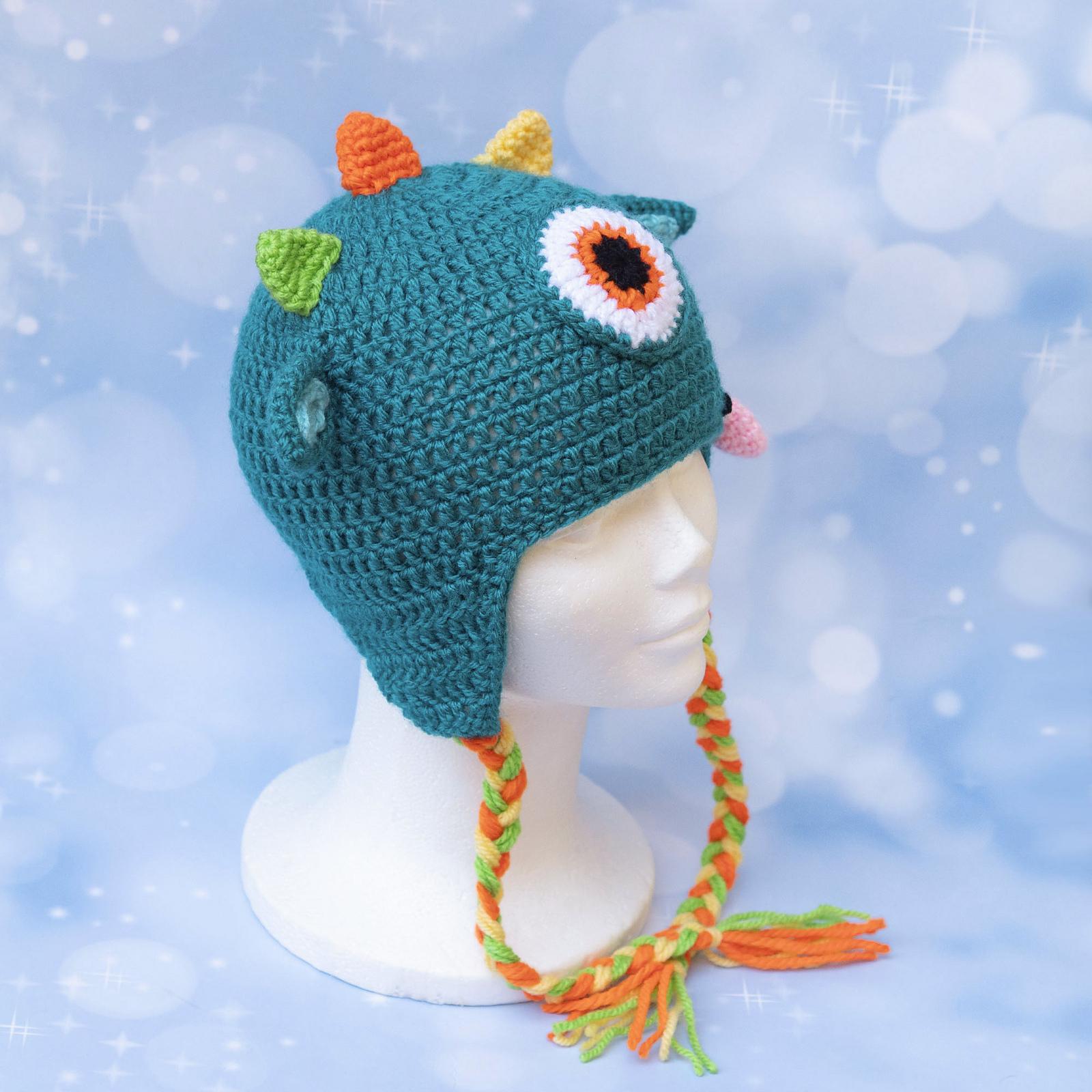 Blue monster hat