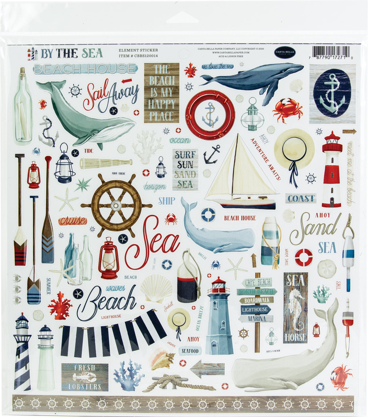 Echo Park Paper Carta Bella Collection Kit 12"X12" - By The Sea
