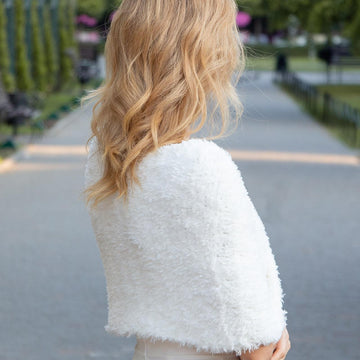 Knitting Pattern Knit Faux Fur Wrap