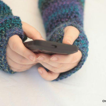 Easy FIngerless gloves