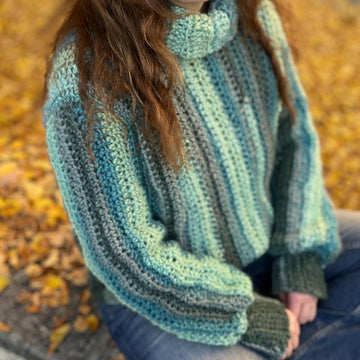 Turtleneck Sweater "Malachite"