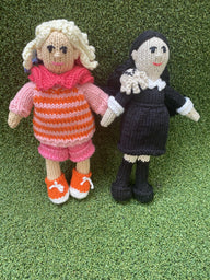 Enid and Wednesday dolls knitting pattern