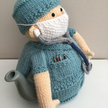 Mary the doctor tea cosy