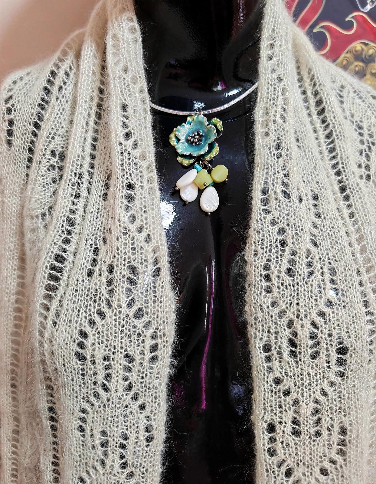 Garden at Nighttime Lace Scarf