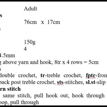 Magnificent Loops Neck Scarf Crochet Pattern #451