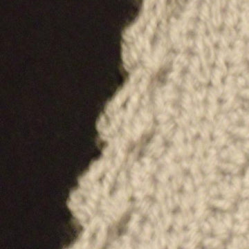 Blanket with Celtic Cable Design