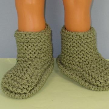 Simple Superfast Children's Garter Stitch Ankle Boots