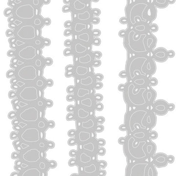 Sizzix Thinlits Dies By Tim Holtz 3/Pkg - Crochet #2