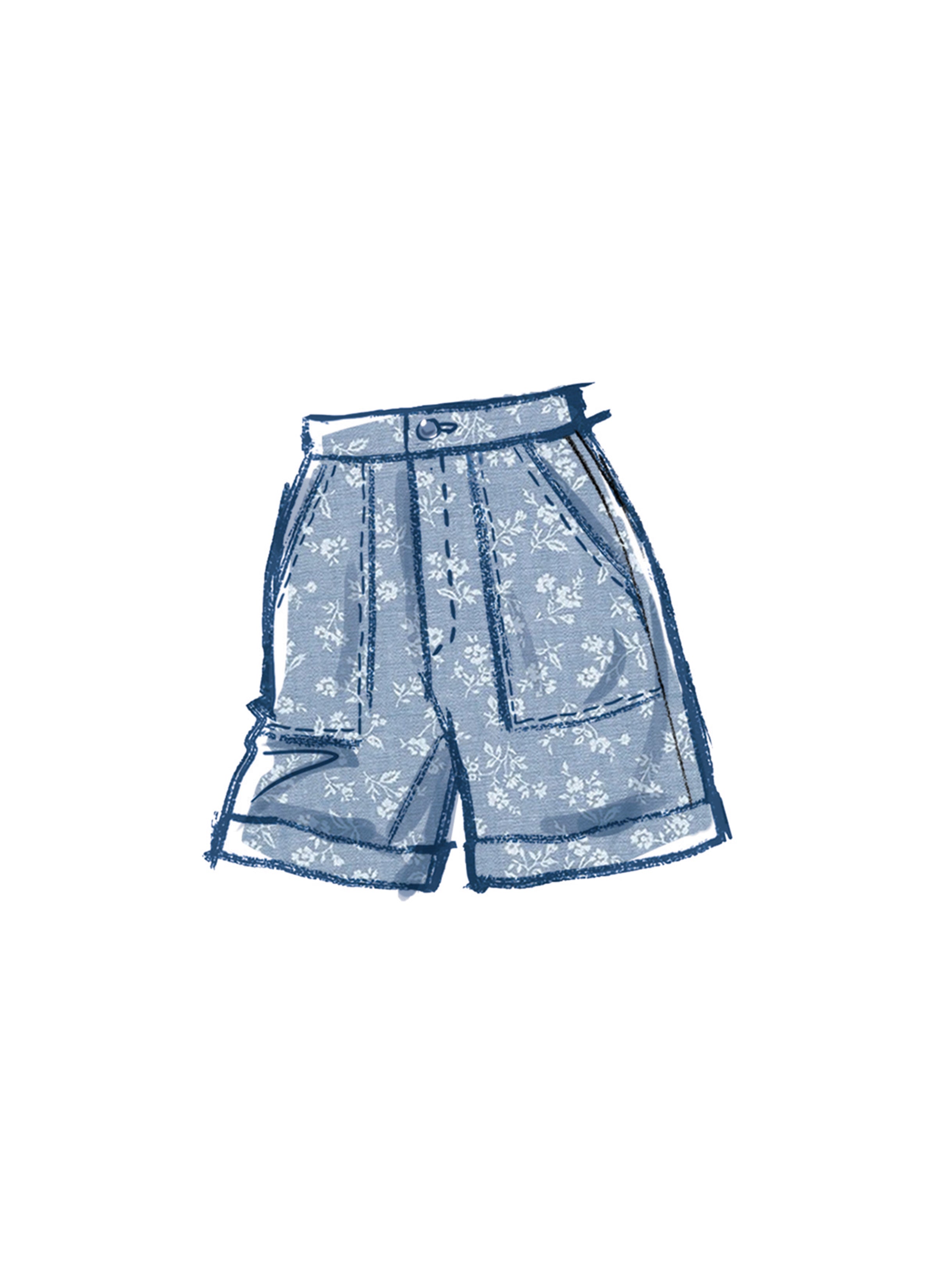 McCall's Girls' Shorts and Cargo Pants M8396 - Sewing Pattern